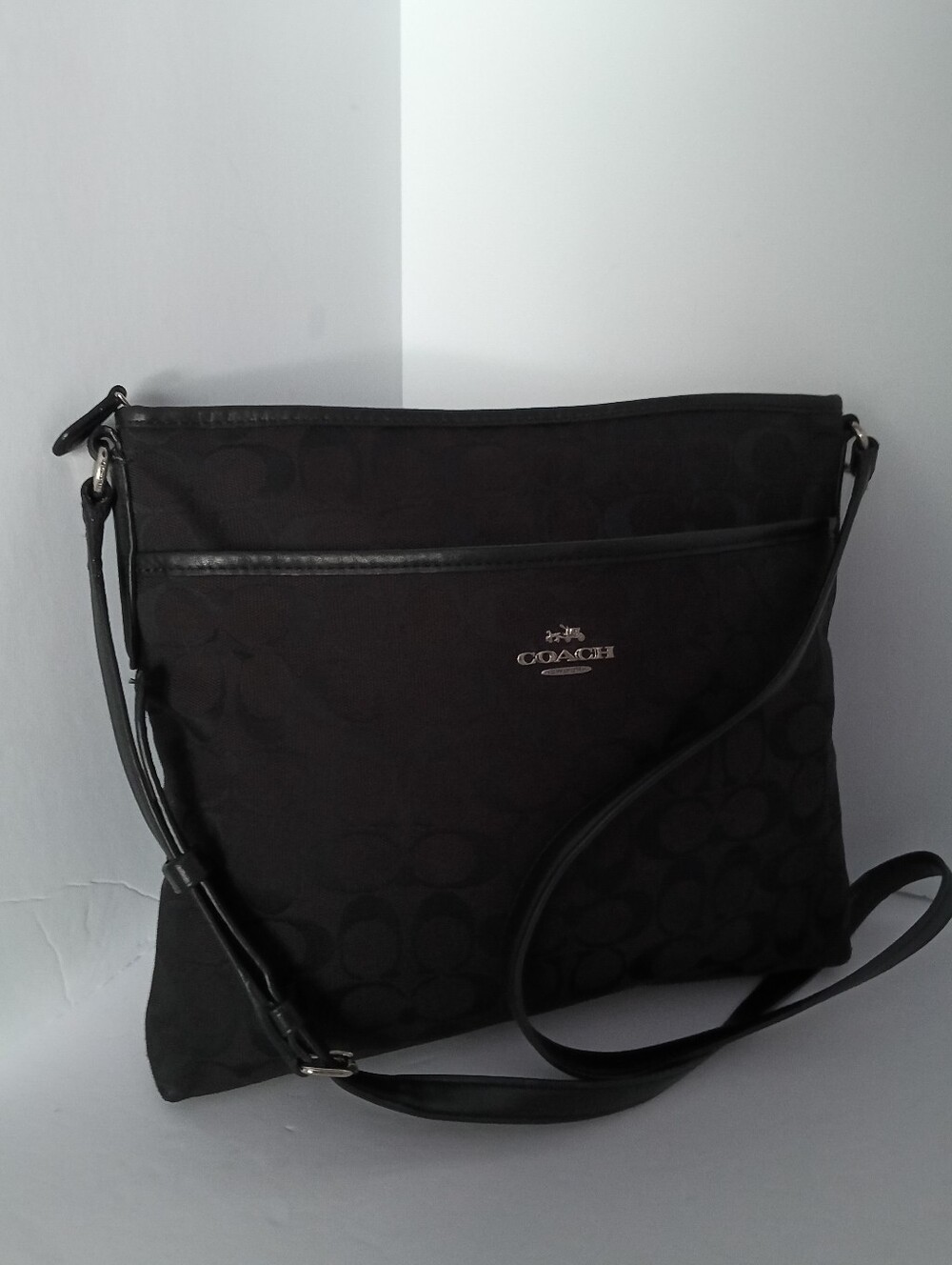 Coach Black Crossbody Purse with Adjustable Strap